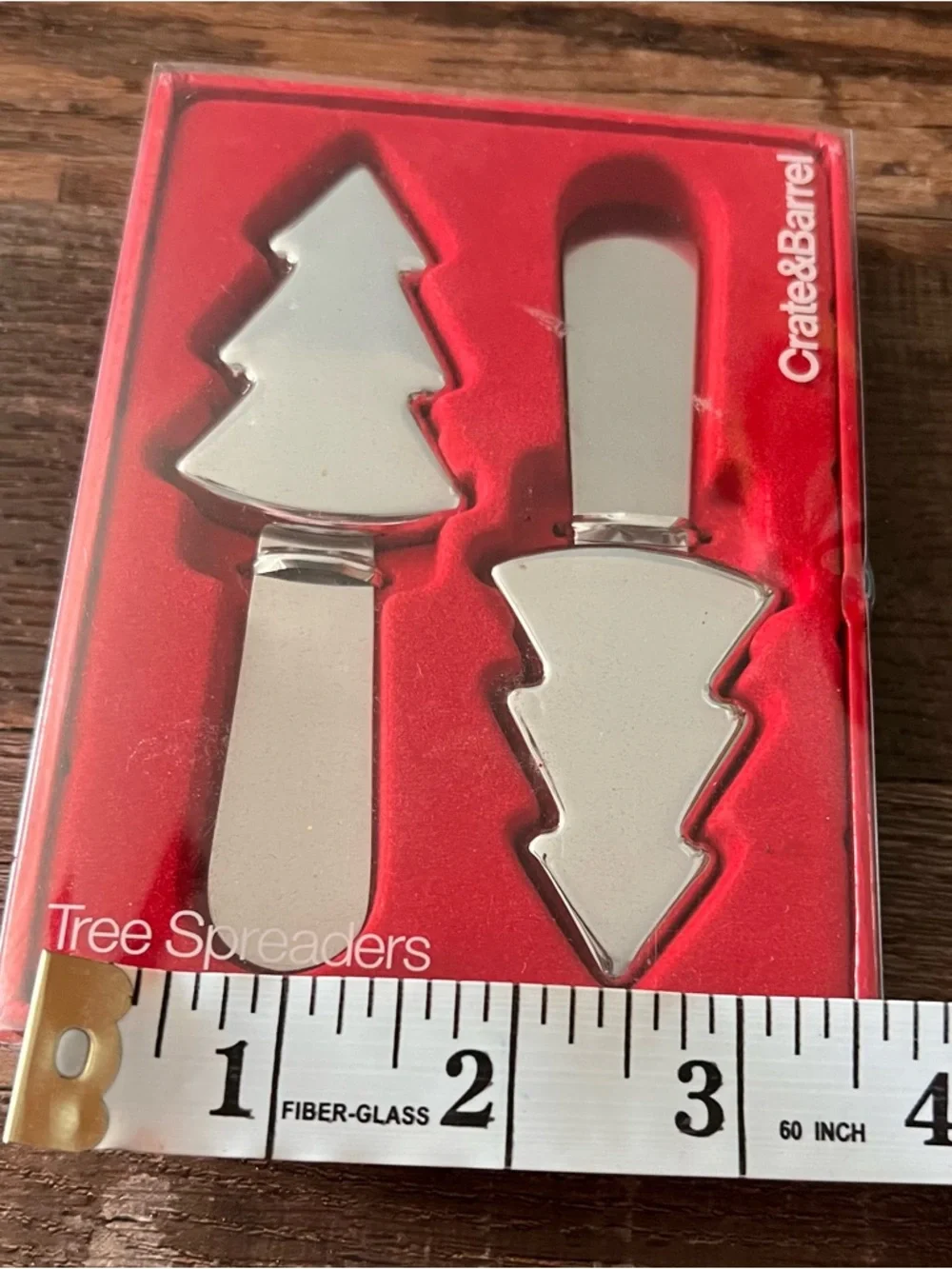 Crate&Barrel Silver Tree Spreaders - Set of 2